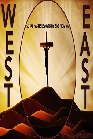 Psalm 103:12 As Far As The East Is From The West (brown)
